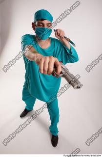 FALCO DOCTOR WITH GUN AND KNIFE